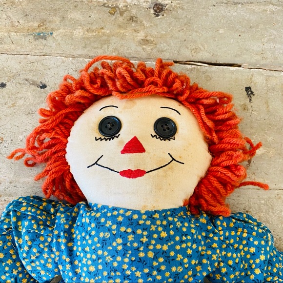 ♥️ Vintage ♥️ Old Raggedy Ann Doll - Picture 5 of 12